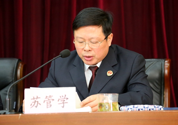市院黨組成員、政治部主任、文明創(chuàng)建工作領(lǐng)導(dǎo)小組副組長、文明辦主任蘇管學(xué).JPG