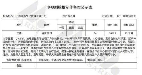 動畫版《三體》宣傳視頻引爭議 制作方回應 