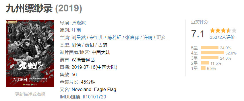 豆瓣7.1的《九州縹緲錄》為何口碑兩極化？