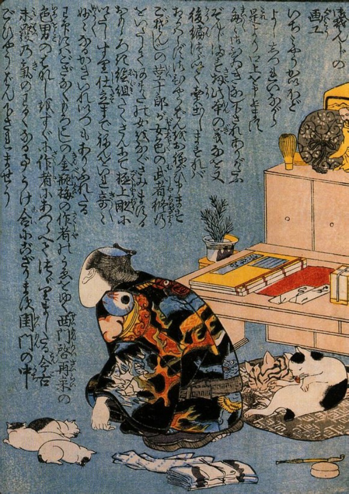 歡迎來到浮世繪的貓世界！大師們吸貓的方式還真是別具一格 