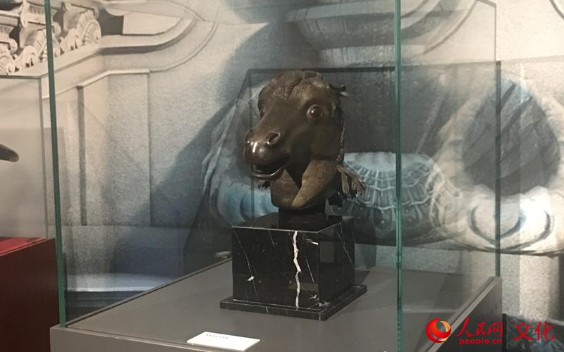 今天，圓明園流失文物馬首銅像回家
