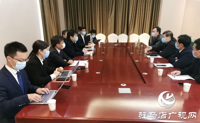 上蔡縣委書記胡建輝會見牧原集團、想念食品公司負責人