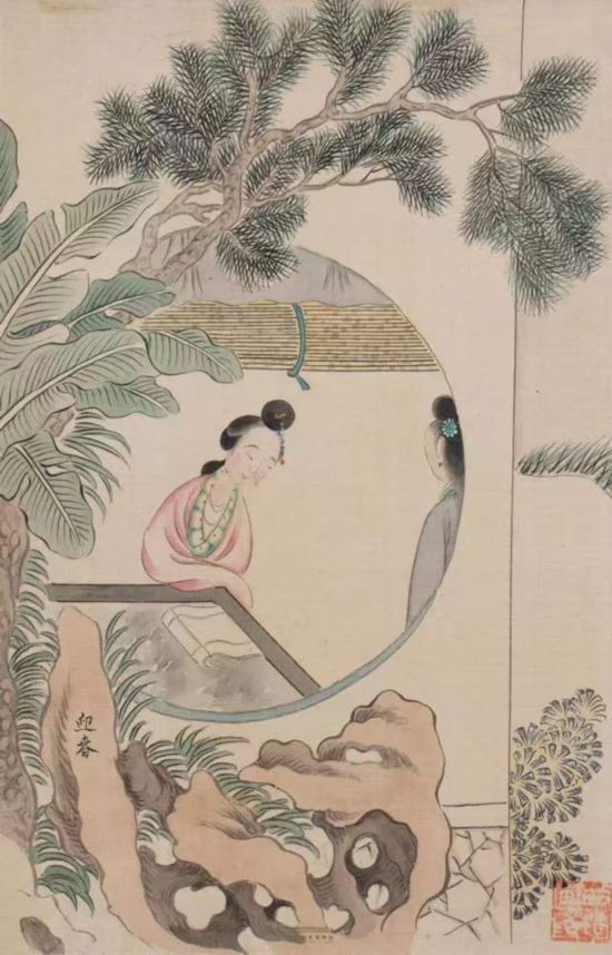 清朝人眼中的“金陵十二釵”美成什么樣？國博收藏的這套圖冊(cè)告訴你