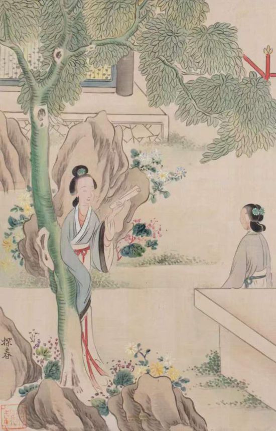清朝人眼中的“金陵十二釵”美成什么樣？國博收藏的這套圖冊(cè)告訴你