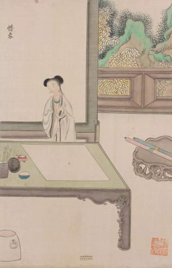 清朝人眼中的“金陵十二釵”美成什么樣？國博收藏的這套圖冊(cè)告訴你