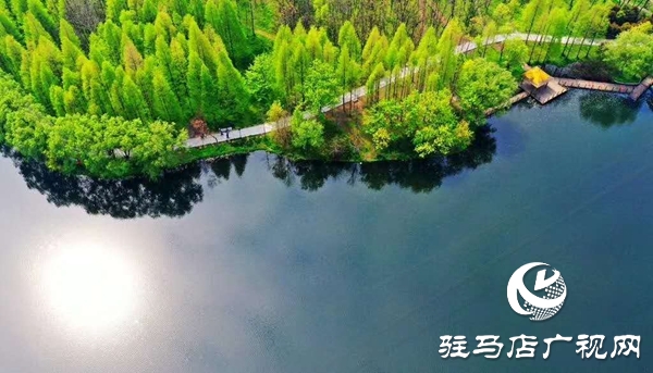 春風(fēng)拂“蘇堤”，游人醉“斷橋”，四月的天中美景似江南