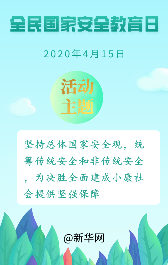 全民國家安全教育日|5張海報帶你了解今年重點
