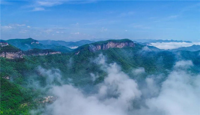 云臺山現云海奇觀 美若仙境