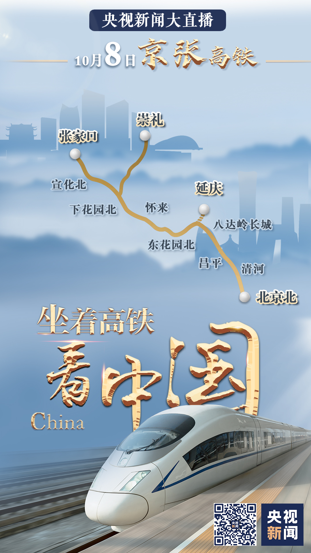 祖國那么大，我們都想去看看！八天八線，坐著高鐵看中國