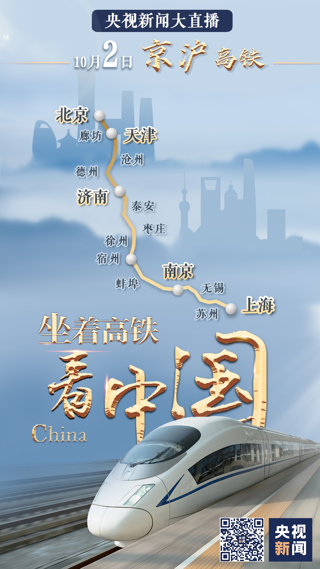 祖國那么大，我們都想去看看！八天八線，坐著高鐵看中國