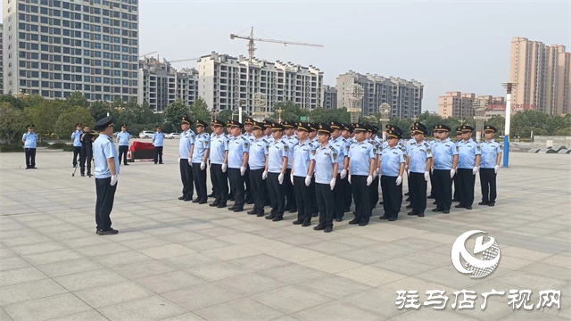 正陽縣交通運(yùn)輸綜合行政執(zhí)法大隊開展會操比武