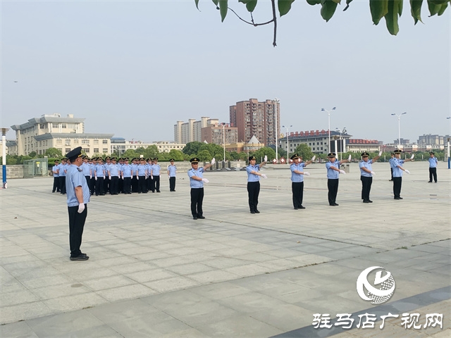 正陽縣交通運(yùn)輸綜合行政執(zhí)法大隊開展會操比武