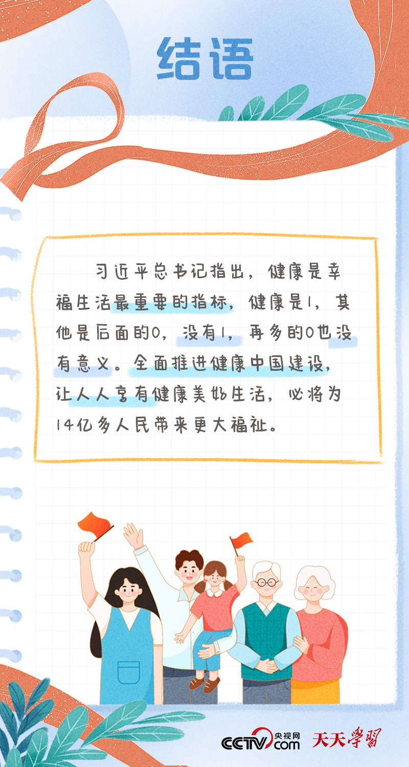 學習筆記｜健康中國——“健康是1，其他是后面的0”