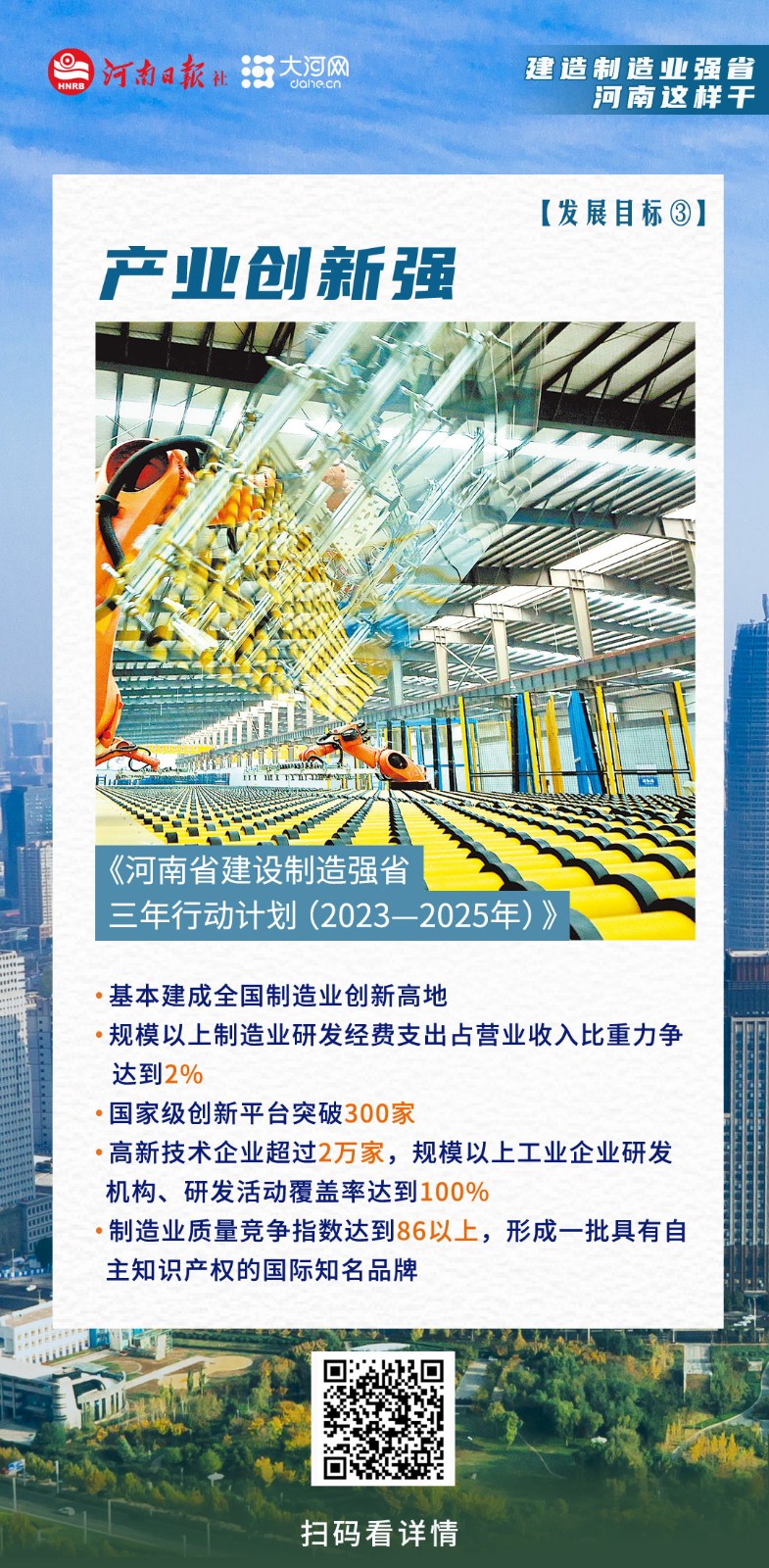 海報(bào)丨建設(shè)制造業(yè)強(qiáng)省，河南這樣干！