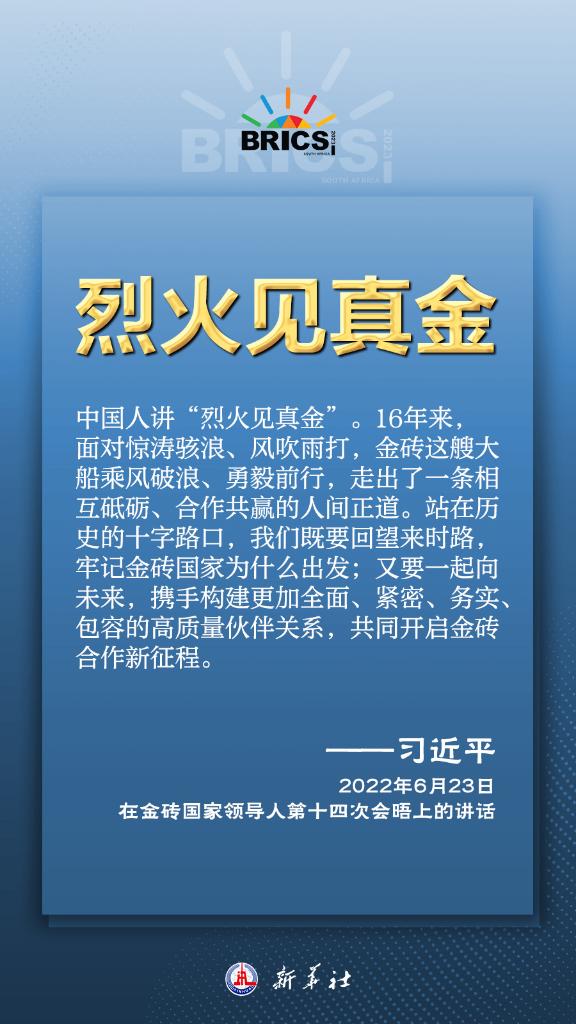推動金磚合作，習(xí)近平主席金句盡顯中國智慧