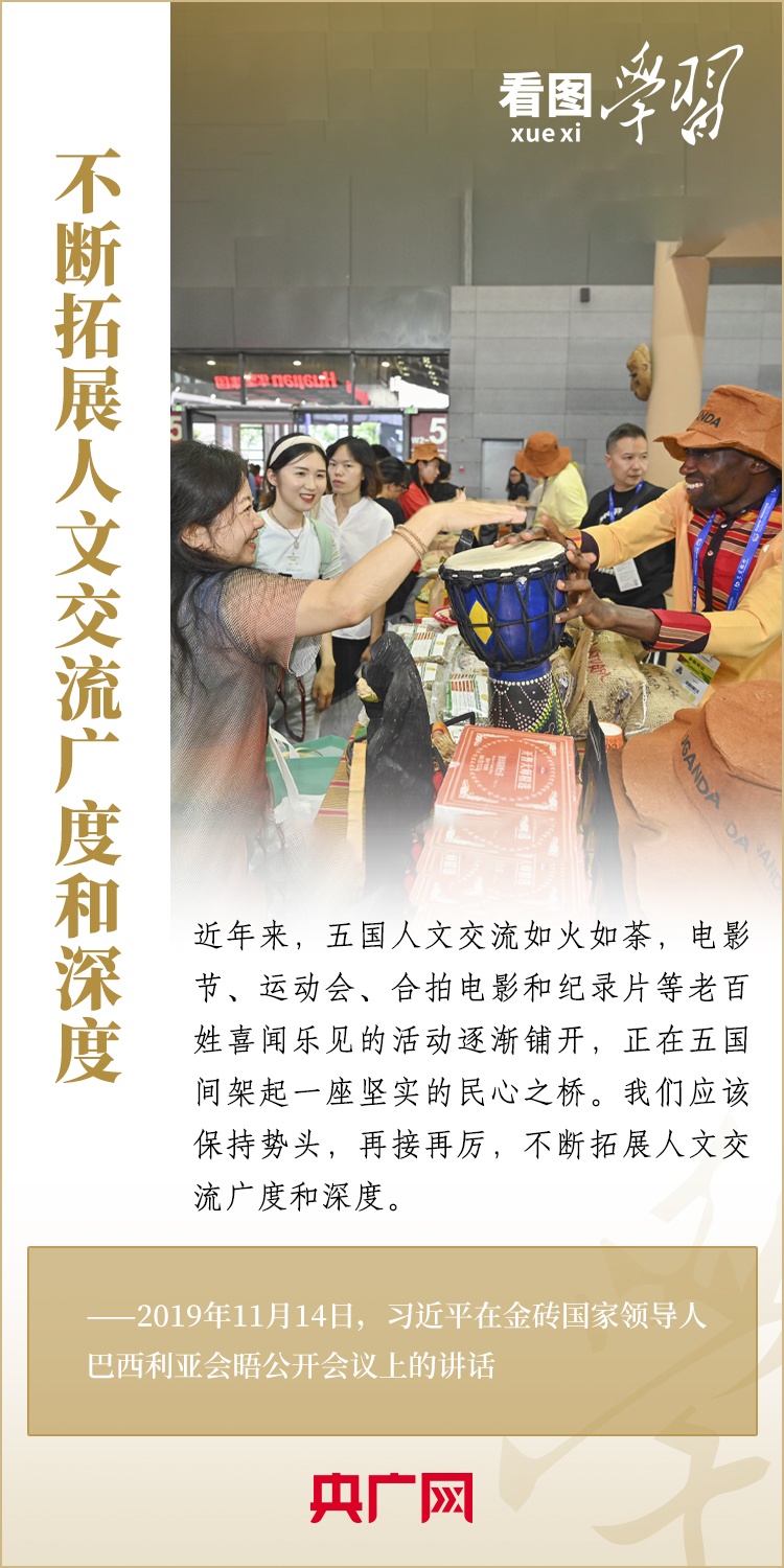 看圖學習 | 金磚國家是守望相助的大家庭、合作共贏的好伙伴