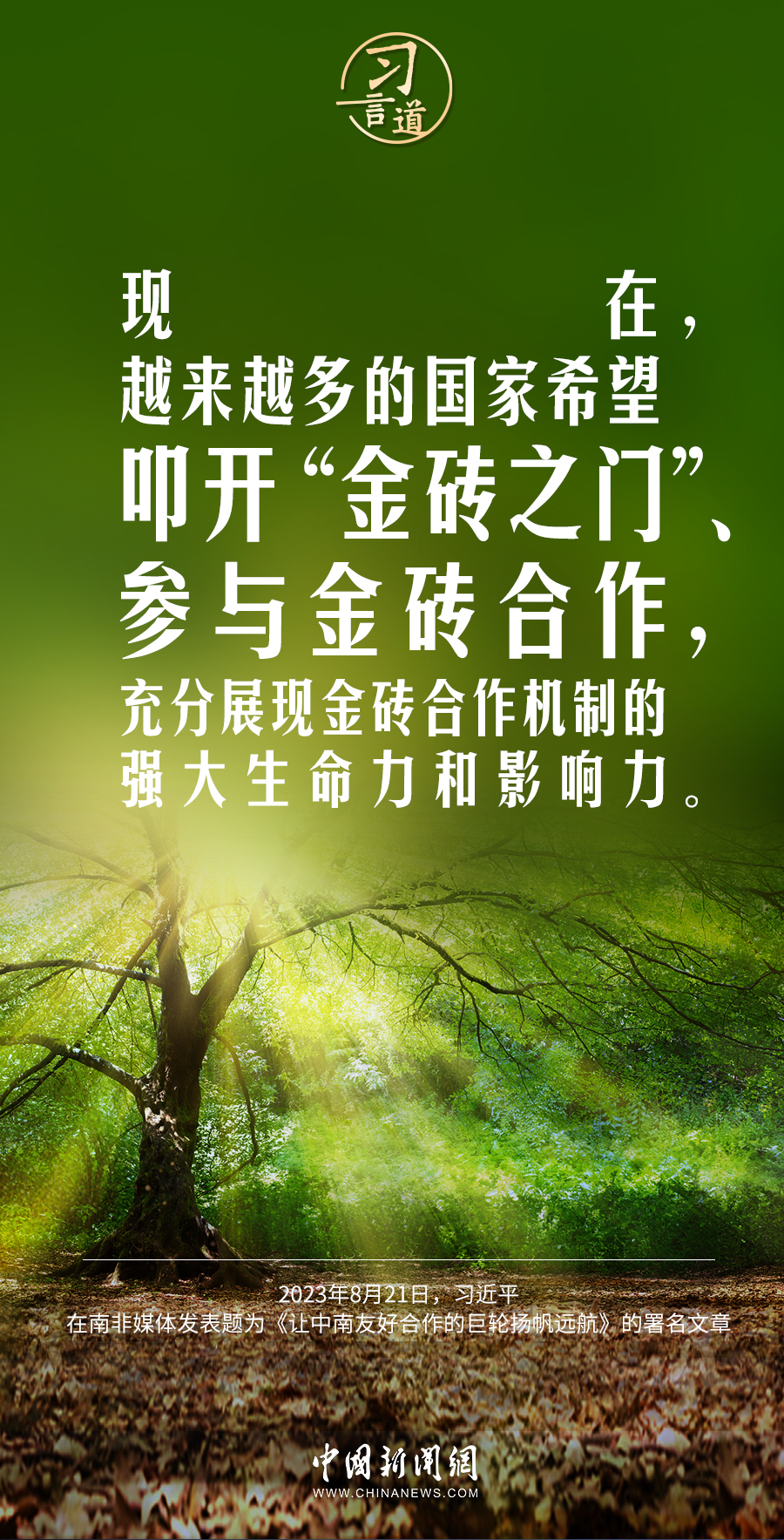 習(xí)言道｜當(dāng)今世界需要的是和平，不是沖突
