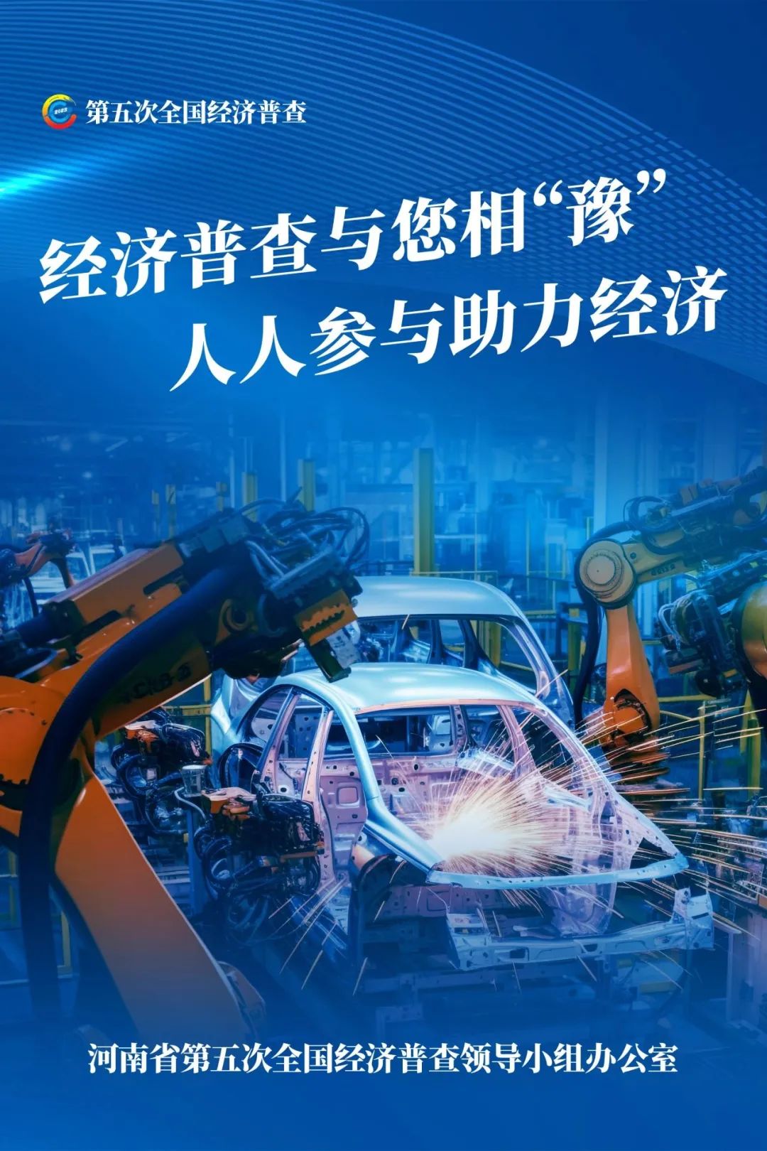 經(jīng)濟(jì)普查，“豫”你同行！河南“五經(jīng)普”海報(bào)來了