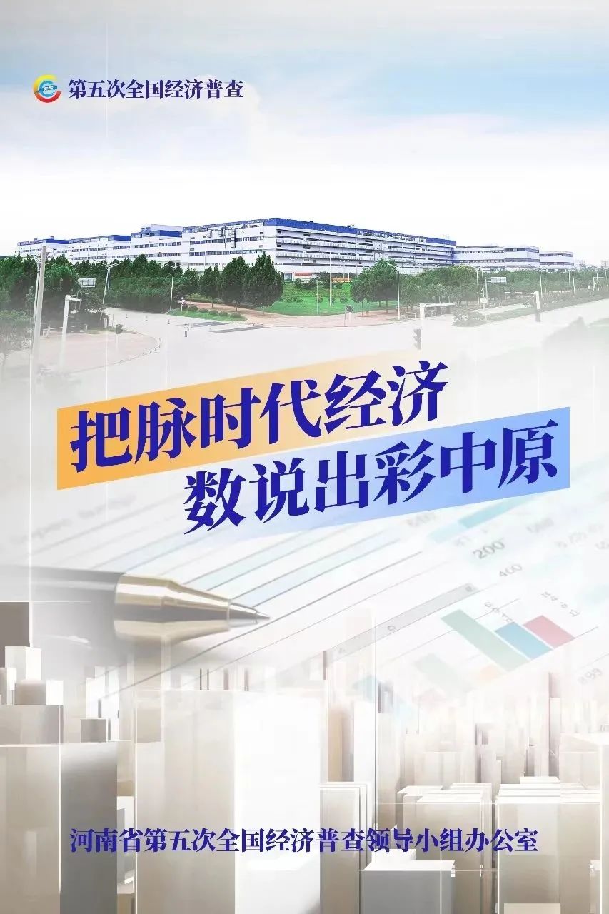 經(jīng)濟(jì)普查，“豫”你同行！河南“五經(jīng)普”海報(bào)來了