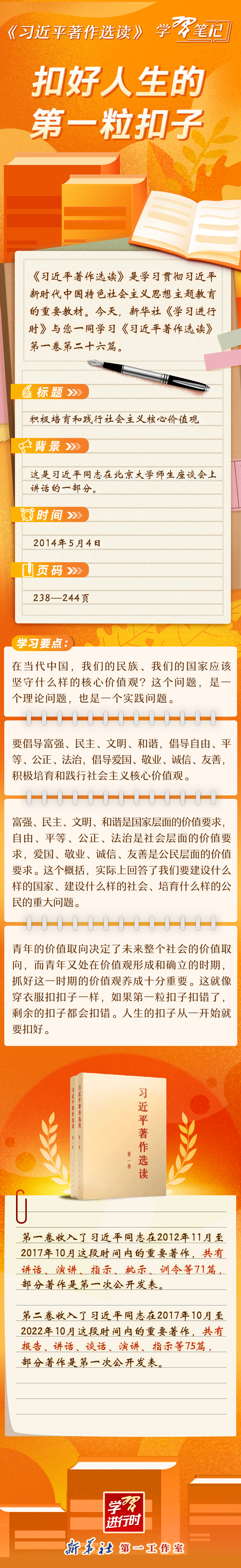 《習(xí)近平著作選讀》學(xué)習(xí)筆記：扣好人生的第一?？圩? /></p>
			<p class=