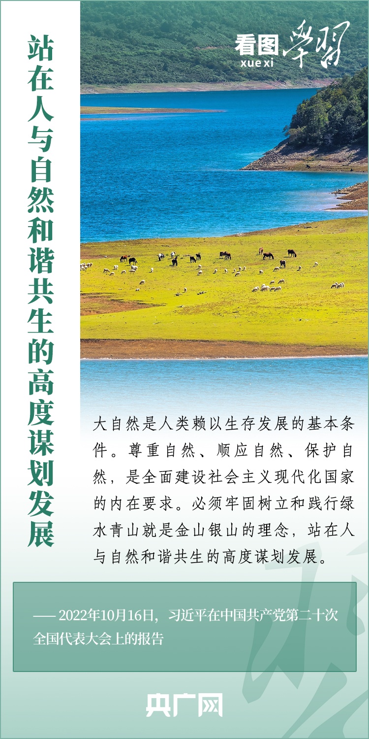 看圖學(xué)習(xí) | 把生態(tài)效益更好轉(zhuǎn)化為經(jīng)濟(jì)效益、社會(huì)效益