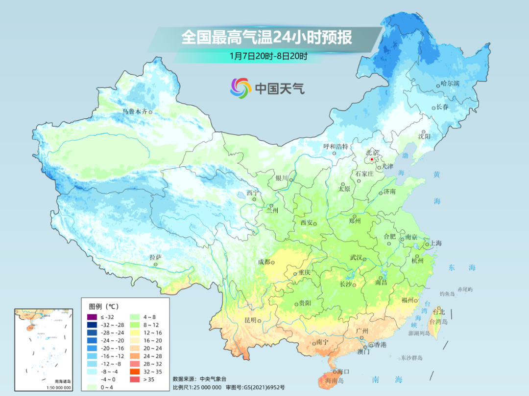 下周進入“三九”卻迎來逆向升溫！多地氣溫將迅速反彈