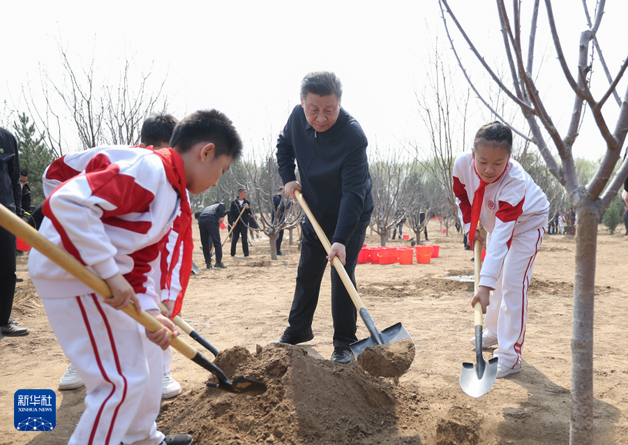 習(xí)近平在參加首都義務(wù)植樹活動(dòng)時(shí)強(qiáng)調(diào) 全民植樹增綠 共建美麗中國