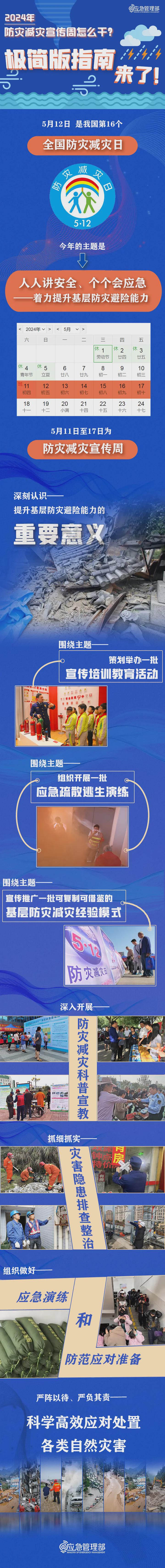 防災減災宣傳周怎么干？極簡版指南來了!
