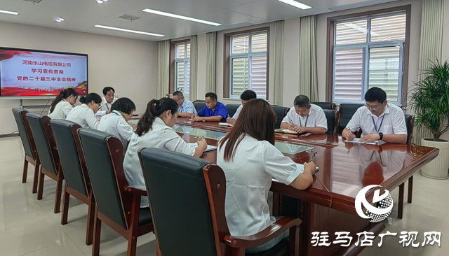 河南樂山電纜：以全會精神為指引 實現(xiàn)企業(yè)高質量發(fā)展