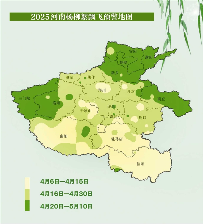 從南向北開始飄飛 河南飛絮高發(fā)季預計將持續(xù)到5月