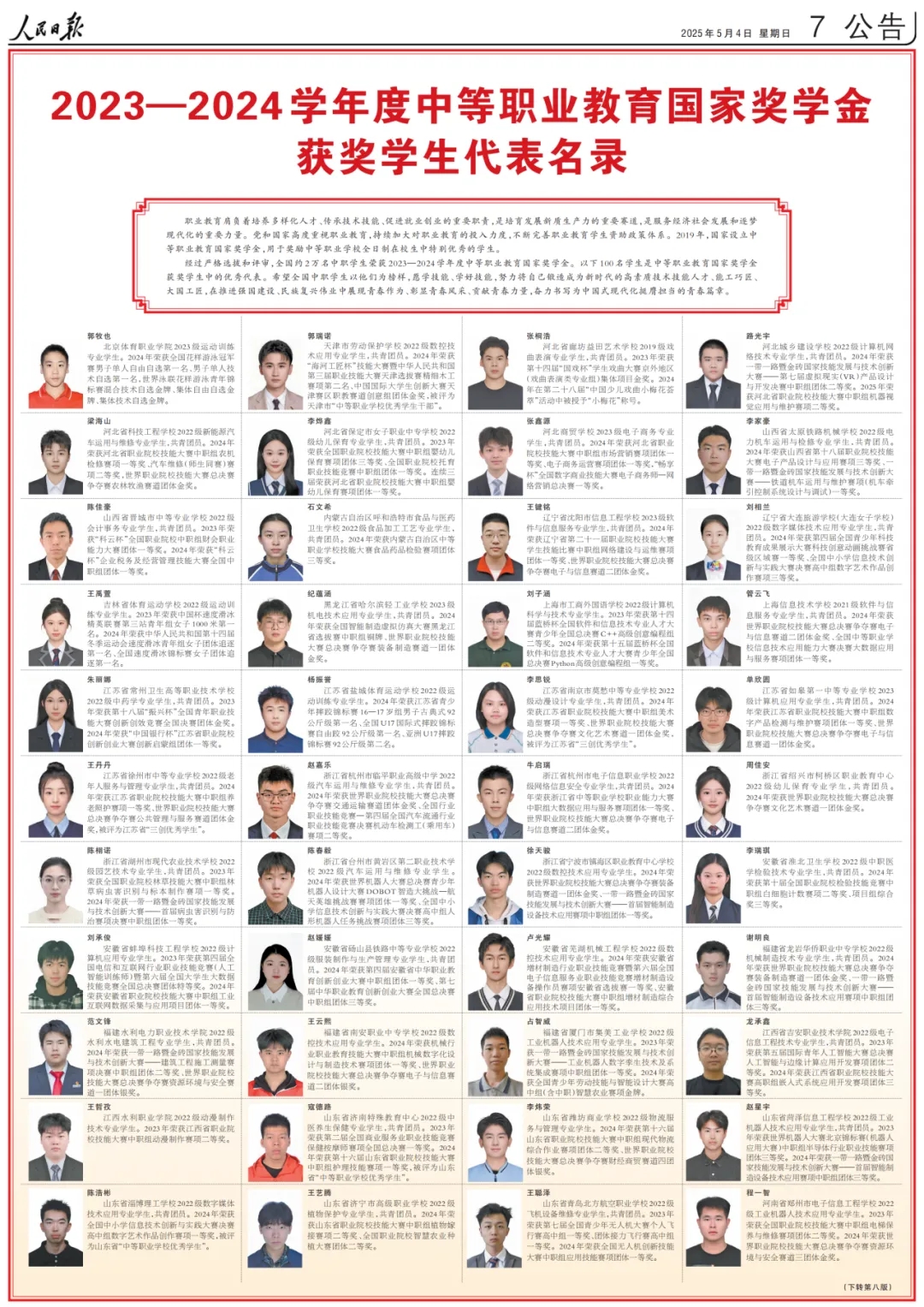 祝賀！河南這10名學(xué)生登上《人民日報》