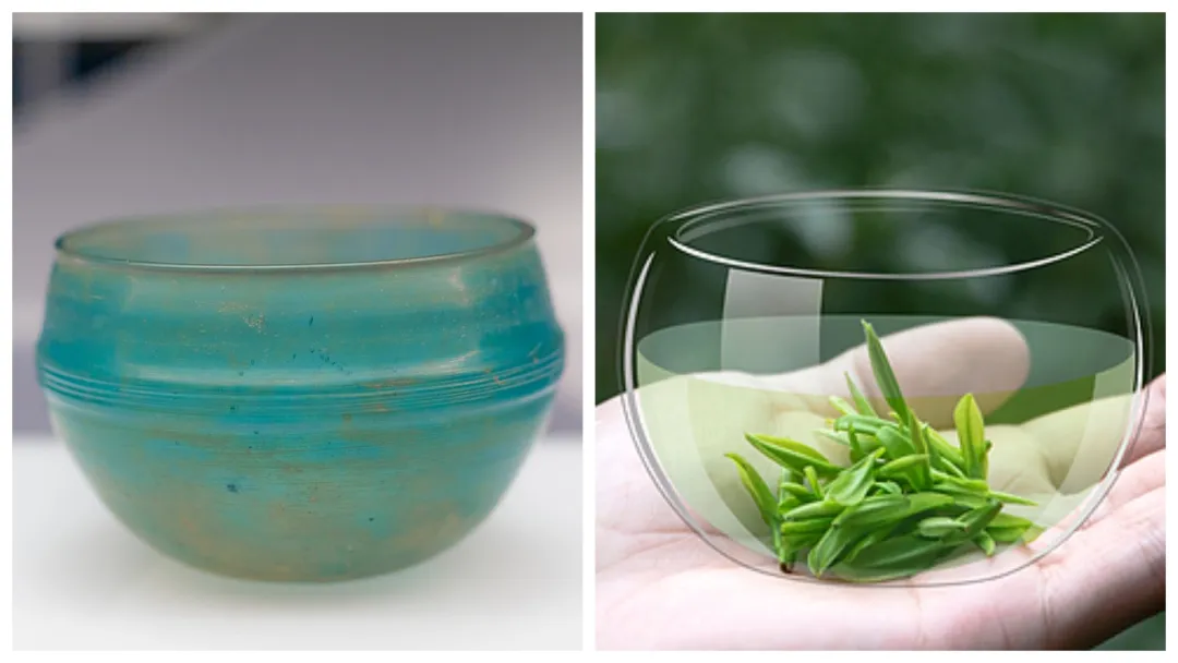 文博日歷丨誰家玻璃杯“穿越”了？這可是實打?qū)嵉臐h代產(chǎn)品