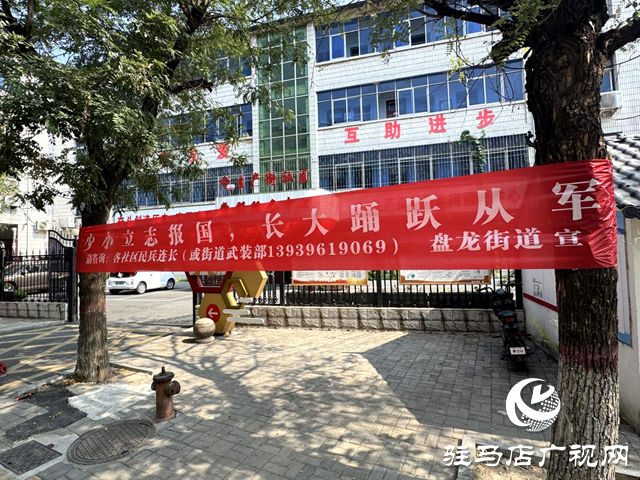 確山縣盤龍街道生產(chǎn)街社區(qū)開展征兵宣傳活動
