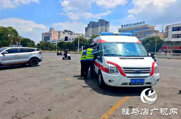 巡邏途中遇傷者,平輿巡防隊員高溫下筑起安全屏障