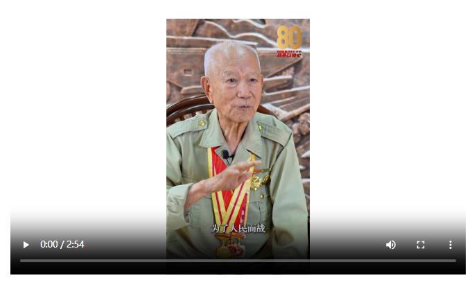 王桂春：只要?jiǎng)倮?，我死不死的，沒想過?。?0抗戰(zhàn)老兵