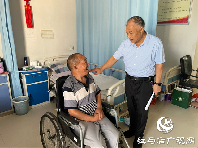 張銀良深入上蔡縣汝南縣看望托養(yǎng)殘疾人