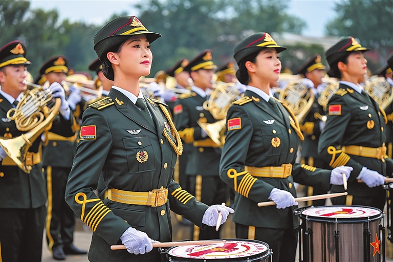 最大規(guī)模軍樂(lè)團(tuán)即將亮相抗戰(zhàn)勝利80周年閱兵活動(dòng)