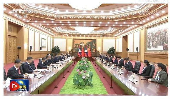習(xí)近平會(huì)見(jiàn)老撾人民革命黨中央總書記、國(guó)家主席通倫